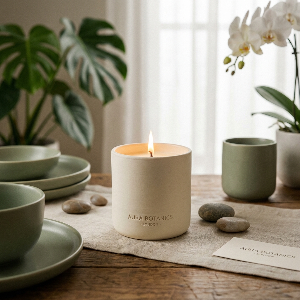 Ambiente de spa con velas