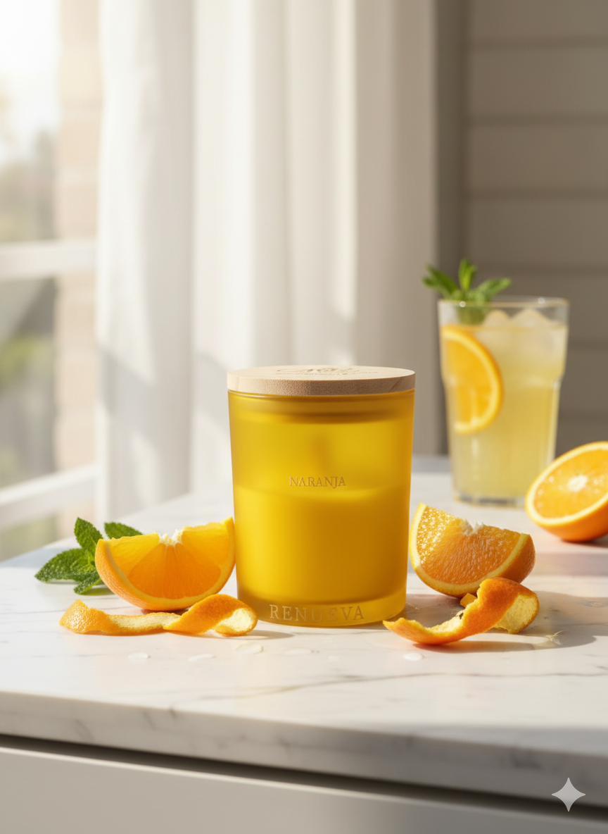 Vela Aromática Naranja